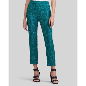 Ikks Soepele rechte broek met grafische print