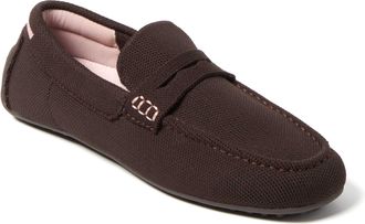 Dearfoams Womens Hazel Sport Knit Driving Loafer
