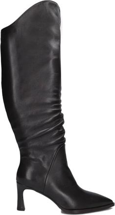 Lina Locchi Schoenen, Dames, Bruin, 43 EU, Leer, Bruin Leren Hoge Laarzen Vrouwen