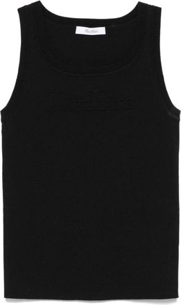 Max Mara Tops, Dames, Zwart, S, Blauwe Pure Top voor Vrouwen