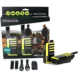 Kenwood UBZ-LJ9SET PMR446 - fm kit radio (2 pezzi), nessuna registrazione o tassa, portata fino a 6 km, 32 canali