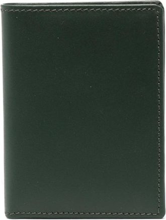 Comme Des Gar&ccedil;ons Groene Leren Portemonnee Klassieke Lijn - unisex - Portefeuilles - Groen - ONE Size - Leer - Accessoires