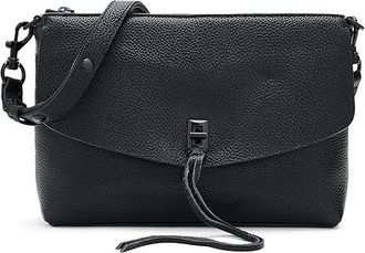 Rebecca Minkoff Darren Top Zip Shoulder Womens Handbags Black 3, Leather