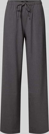 Vero Moda Regular Fit Weite Hose mit Viskose-Anteil Modell MILLY in Dunkelgrau, Größe XL/32