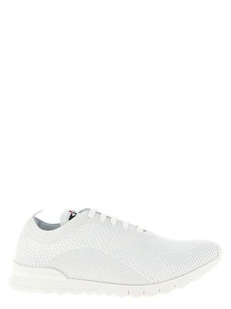 Kiton White Lace Up Sneakers