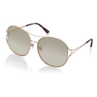 Nina Ricci Grote Zonnebril met Ronde Vorm - Dames - Accessoires - Geel - Maat: ONE Size