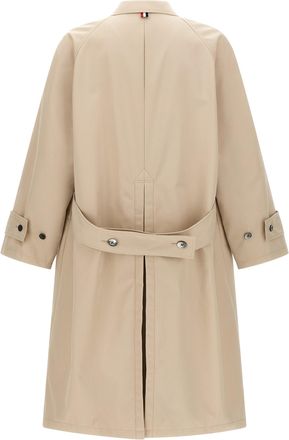 Thom Browne Mens Beige Polyester Coat Clothing