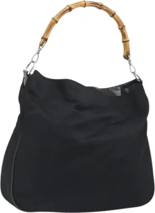 Gucci Vintage, unisex, Zwart, ONE Size, Nylon, Pre-owned Nylon gucci-bags
