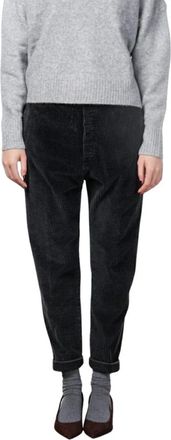 Mason's Malibu Jogger City - Dames - Slim Fit Broeken - Zwart - M - Katoen - Broeken