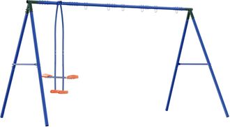 vidaXL Azul, Verde, Naranja Acero Y Pe Vidaxl