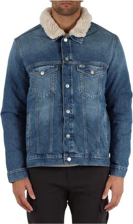 Tommy Jeans Heren, Jassen, Blauw, Maat: XL Denim