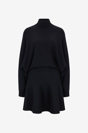 Alaia Mini-Strickkleid mit Fledermaus&auml;rmeln