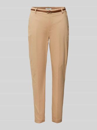 b.young B.Young Tapered Fit Hose mit G&uuml;rtel Modell DAYS in Taupe, Gr&ouml;&szlig;e 38