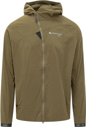 Kl&auml;ttermusen Nal Hooded Jacket - Heren - Windbreakers - Groen - S - Fitness