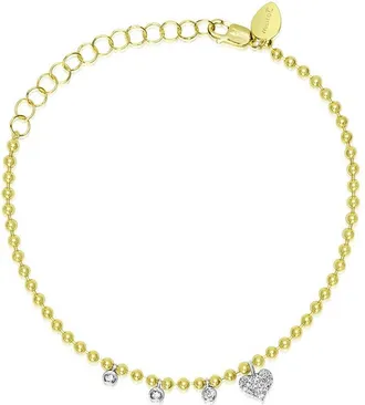 Meira T 14K 0.13 Ct. Tw. Diamond Bracelet