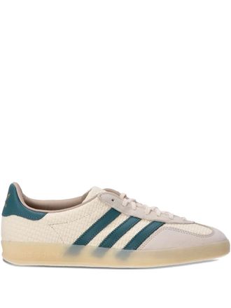 adidas Gazelle three-stripe textured sneakers - unisex - Rubber/Fabric/Fabric/Leather - 10.5 - Neutrals