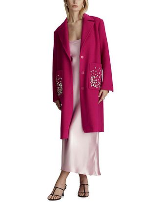Dawn Levy Colette Wool-Blend Coat