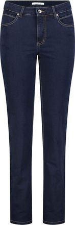 Mac Jeans MAC Womens Melanie Straight Jeans, Blue (Dark Rinsewash D801), 36W x 30L