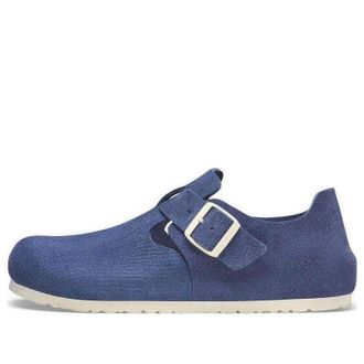 Birkenstock London Suede Leather Corduroy Indigo 1025549