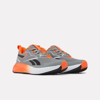 Reebok Laufschuh REEBOK VERSE, Herren, Gr. 45,5, grau, schwarz, atomic tangerine, Synthetik, Textil, Schuhe Laufschuh