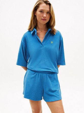 Tommy Hilfiger Towelling Cover-Up Short Sleeve Shirt