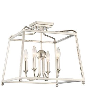 Crystorama 4-Light Sylvan Flush Mount