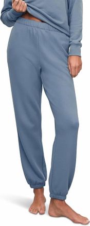 Eberjey French Terry Pull-On Jogger In Faded Denim