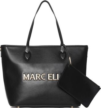 Marc Ellis Erisia Nova Schoudertas - Dames - Shoppers - Zwart - ONE Size - Leer - Tassen