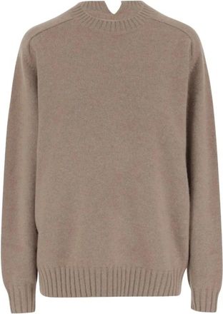 Carven Truien & Vesten, Dames, Bruin, S, Trui met ronde hals