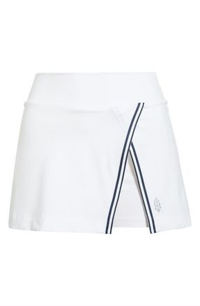 Free People FP Movement Forehand Faux Wrap Skort in White Combo at Nordstrom, Size X-Small