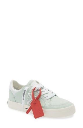 Off-white Low Canvas Vulcanized Sneaker in Mint - White at Nordstrom Rack, Size 10Us / 40Eu