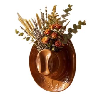 OEM Jarrones De Cer&aacute;mica Para Flores, Jarrones Decorativos Para Centros Marrones