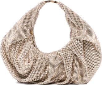 Benedetta Bruzziches Tassen, Dames, Geel, ONE Size, Satijn, Yennefer Shine Crazy Diamond