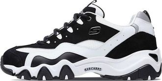 Skechers DLites 2.0 low Sports Shoes Black/White 666049-BKW