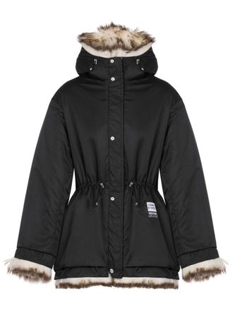 Moschino Piumino con bordo in shearling - Toni neutri