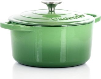 Crock-pot Artisan 2 Piece 3 Quarts Enameled Cast Iron Dutch Oven in Pistachio Green at Nordstrom