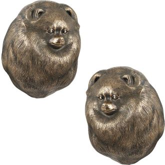 OEM Pomerania, Spitz Miniatura: Estatuilla De Perro, Busto Colgante, Decoraci&oacute;n &Uacute;nica Para Un Amante De Los Perros De Art-dog