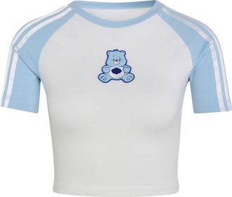 adidas (WMNS) adidas Care Bears Baby T-Shirt Asia Sizing White Clear Sky KR9634