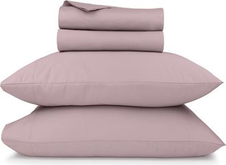 California Design Den Grand Indulgence 1000 Thread Count 100% Cotton Sateen Sheet Set in Dusty Rose at Nordstrom, Size Queen