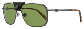 Moncler Mens Gatiion Navigator Sunglasses ML0287 08N Gunmetal/Havana 59mm