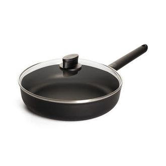 Woll Ecologic Nonstick Saute Pan & Lid 11-Inch, 3.7 Quart in Black at Nordstrom