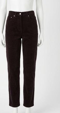 Spanx Corduroy Straight Leg Jeans In Truffle Brown