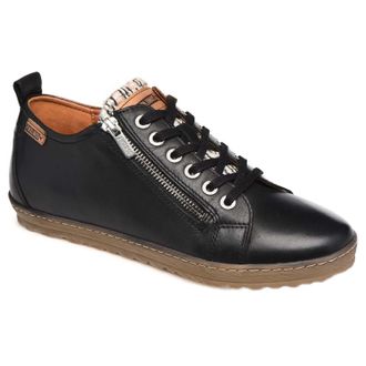 Pikolinos Lagos Leather Womens Lace Up Shoes - Black - Size:UK 7-7.5