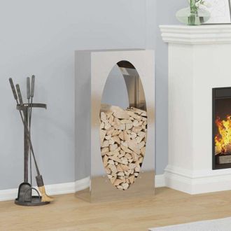 vidaXL Le&ntilde;ero 50x23x100 Cm Stainless Steel Vidaxl