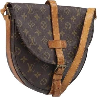 Louis Vuitton Pre-owned Vintage Shoulder Bag - Dames - Vintage Schoudertas - Bruin - ONE Size - Leer - Vintage