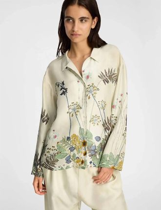Munthe Faiza Top In Print Creme