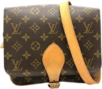 Louis Vuitton Pre-owned Cross Body Bags, female, Brown, Size: ONE SIZE Pre-owned Canvas Cross Body Bag