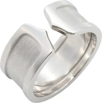 Cartier Silver White Gold (18K) Band Ring (Pre-Owned)