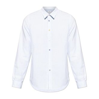 Paul Smith Heren, Overhemden, Blauw, Maat: XL Katoen