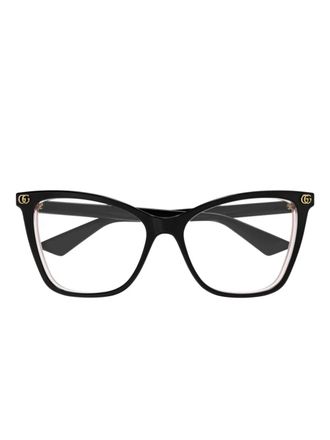 Gucci GG glasses - women - Acetate - 55 - Black